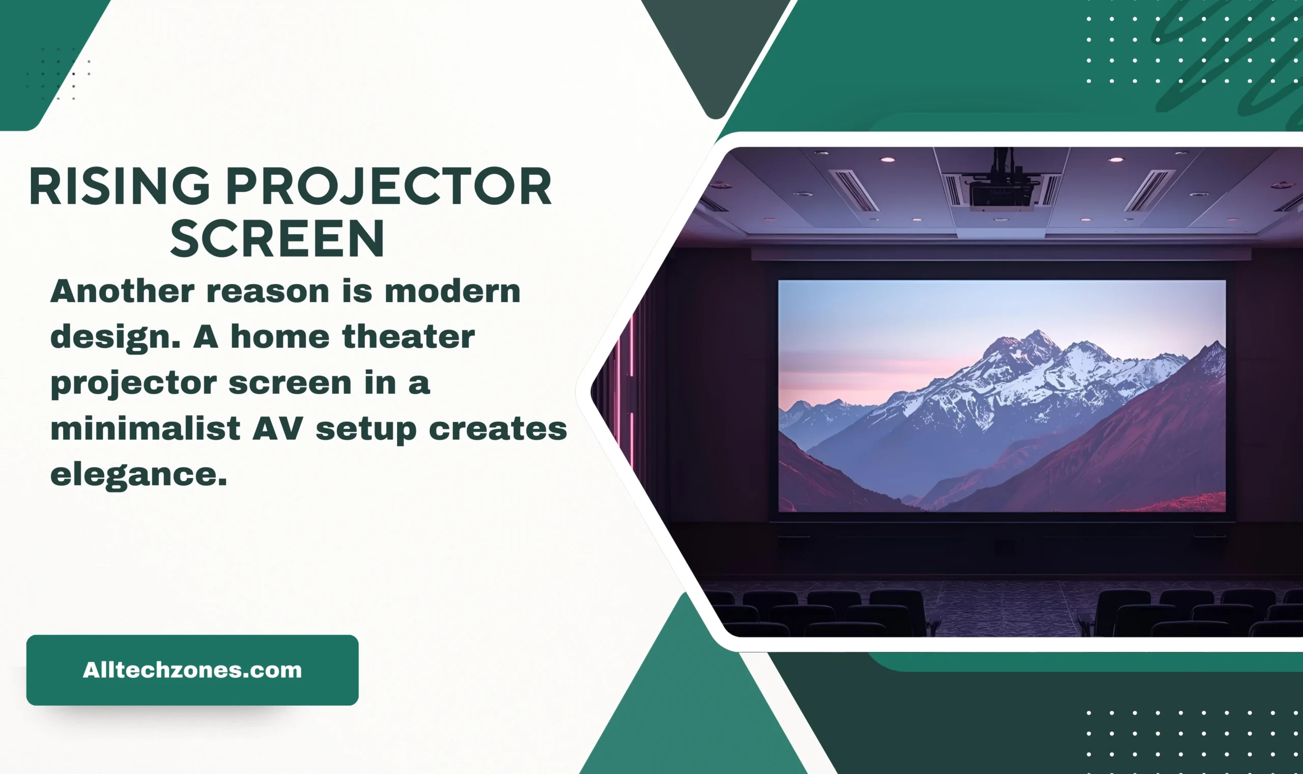 rising projector screen