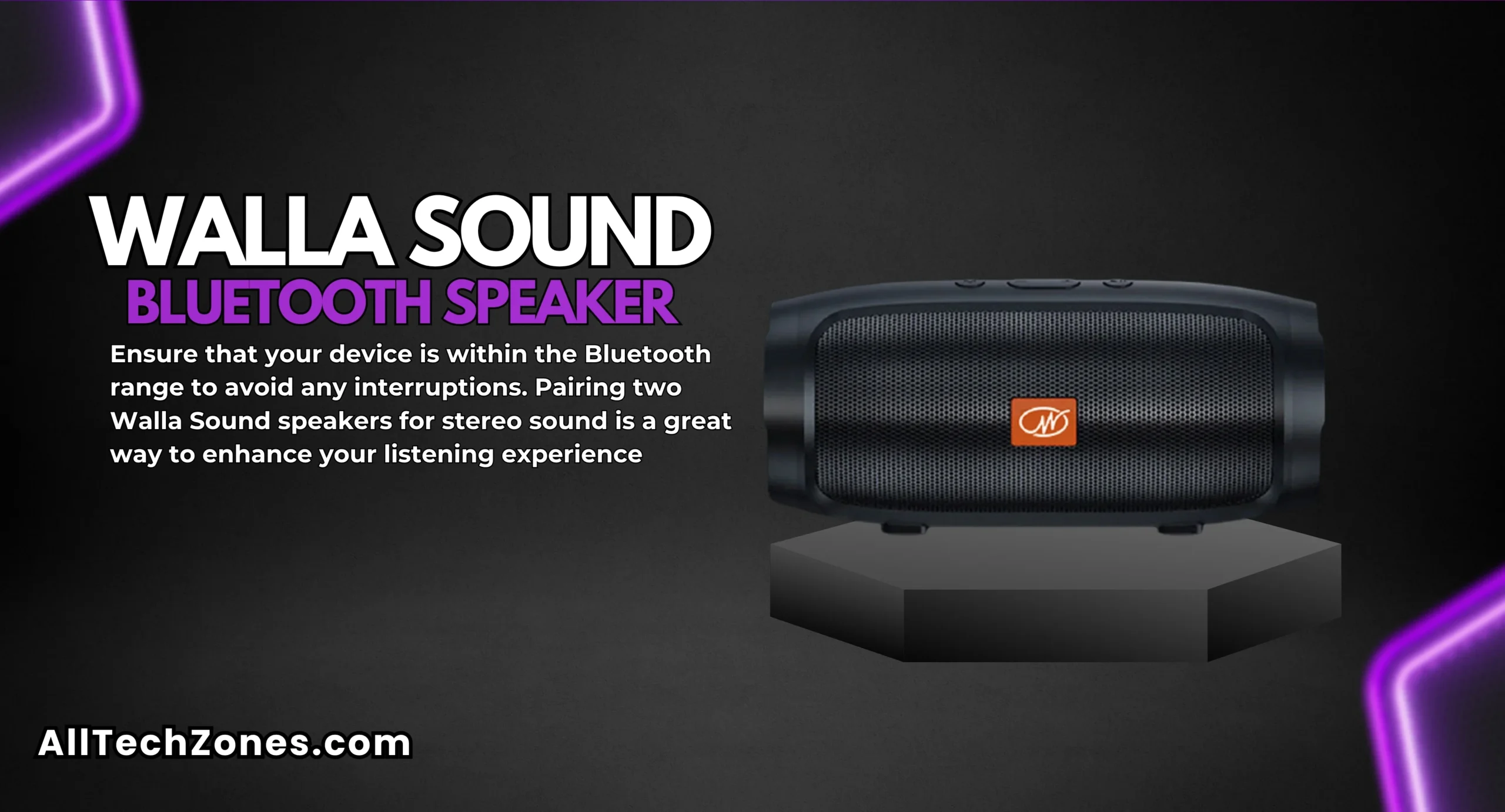 walla sound bluetooth speaker