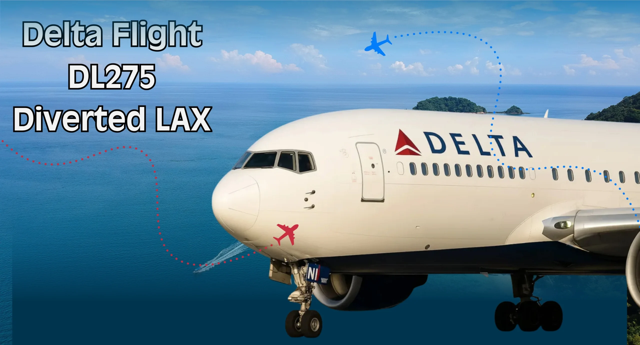 delta flight dl275 diverted lax