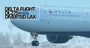 delta flight dl275 diverted lax